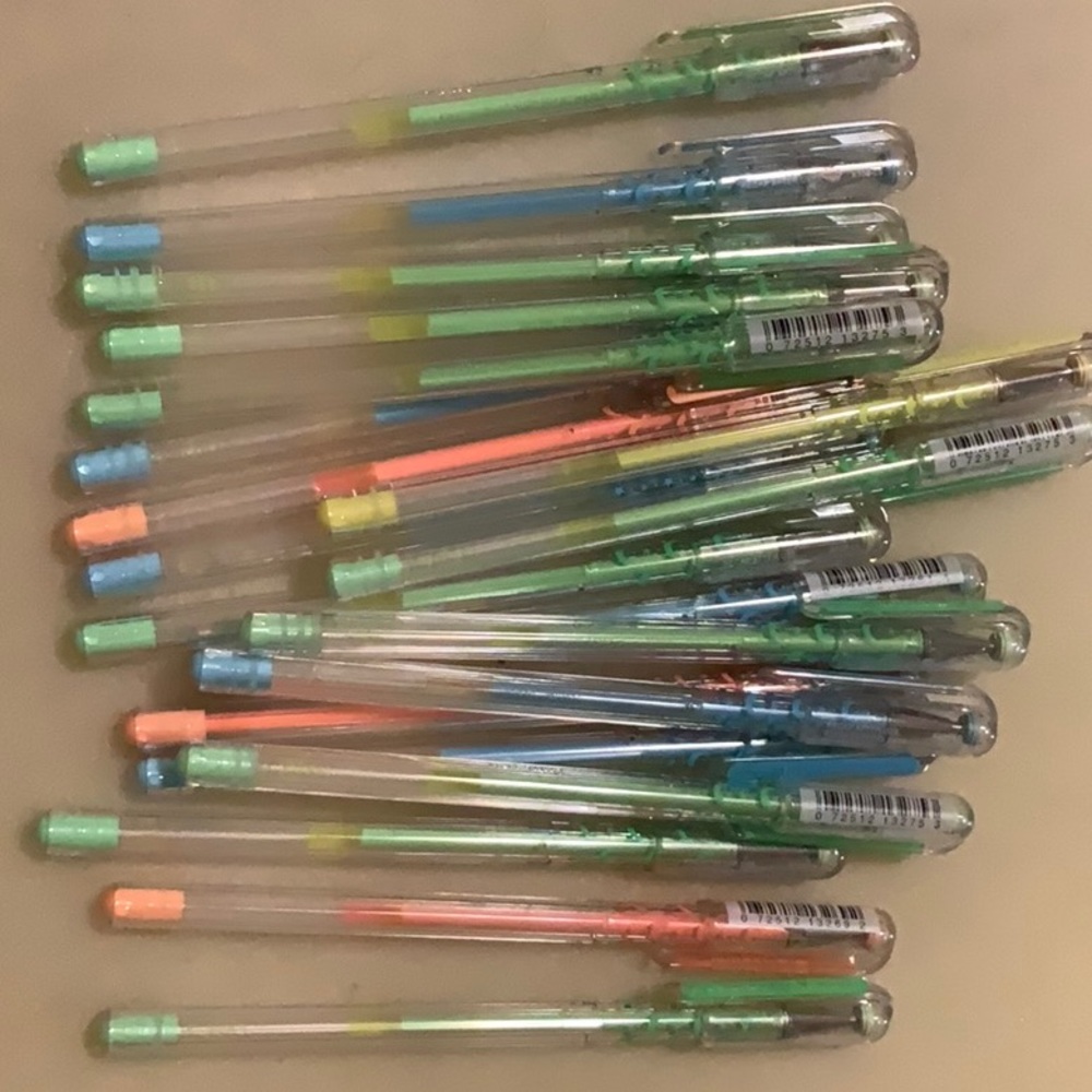 (Pick 1) Vintage Milky Lunar Gel Pen- Rare 1990s